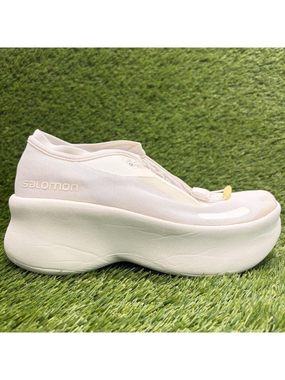 Salomon Sense Feel Womens Size 9 White Athletic Walking Platform Shoes Sneakers